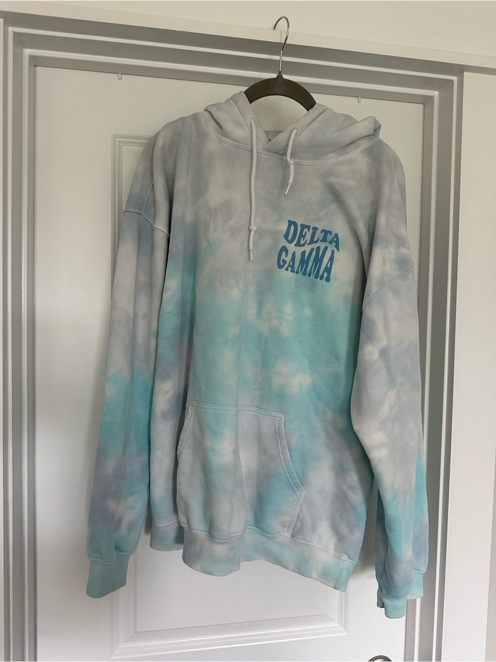DELTA GAMMA sorority tie dye hoodie sweatshirt